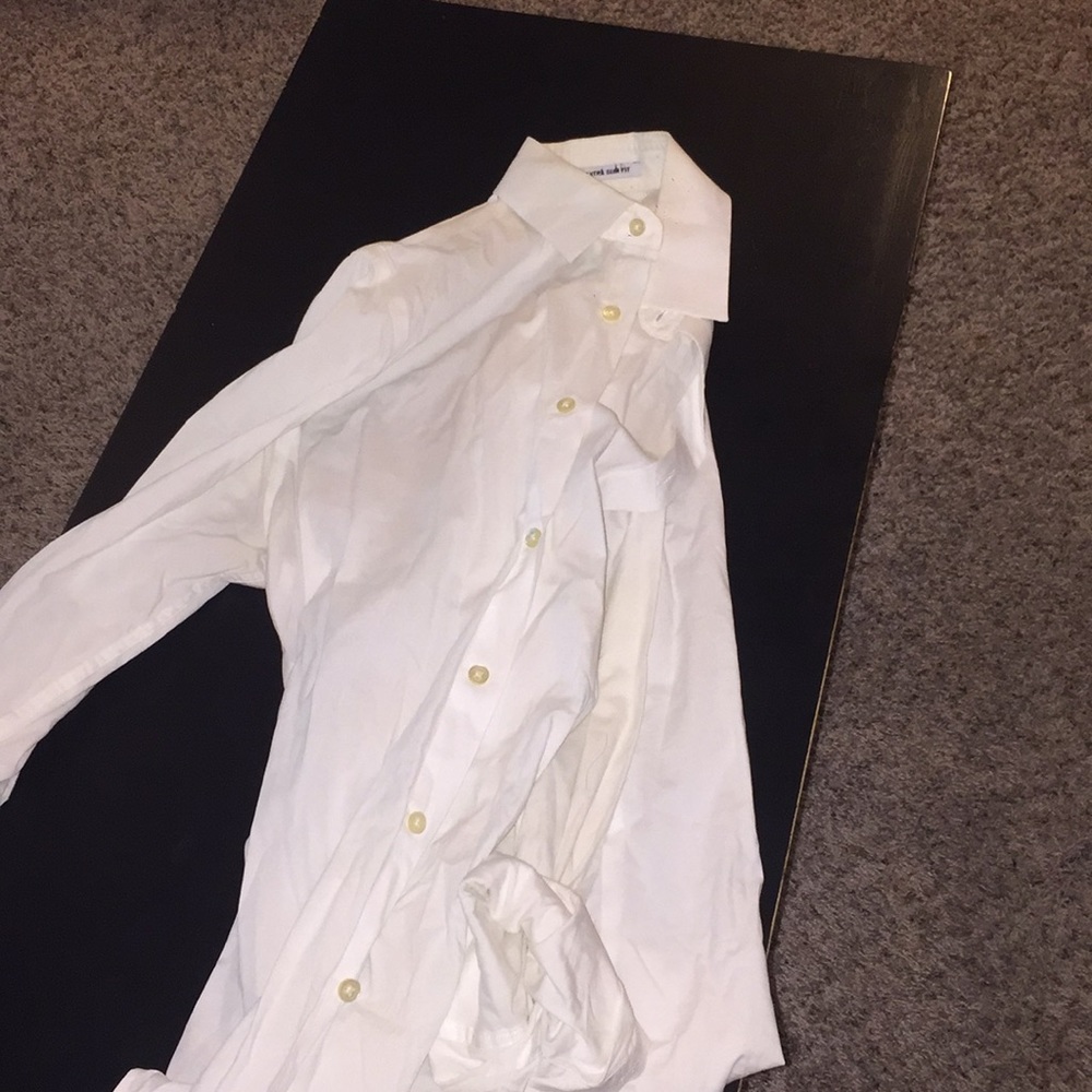 Express 1MX Dress Shirt Extra Slim Fit Med
